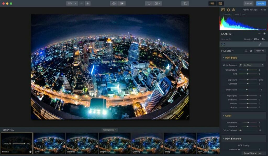 Generar imágenes realistas de amplio rango dinámico con Aurora HDR