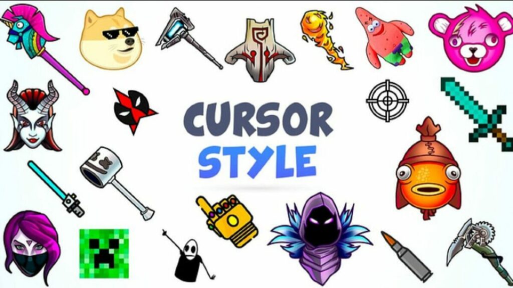 Custom cursors add flair.
