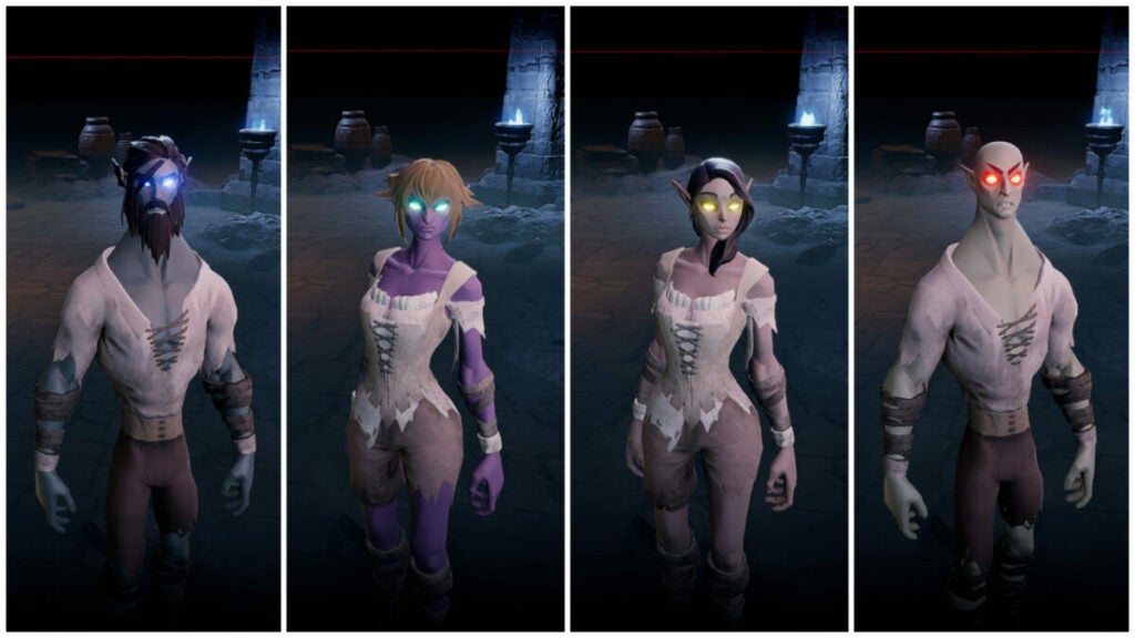 image of character creation in V Rising