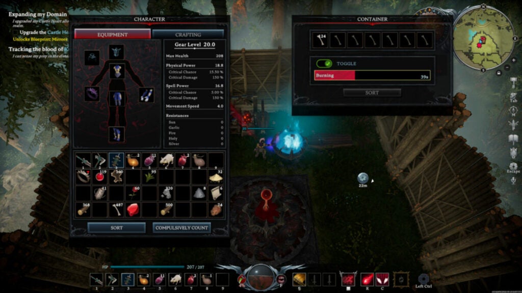 image of  V Rising UI