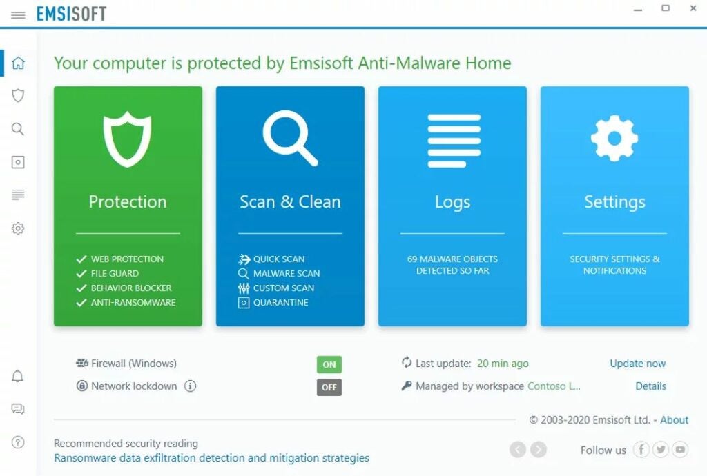Scan and protect your computer with Emisoft Anti-Malware