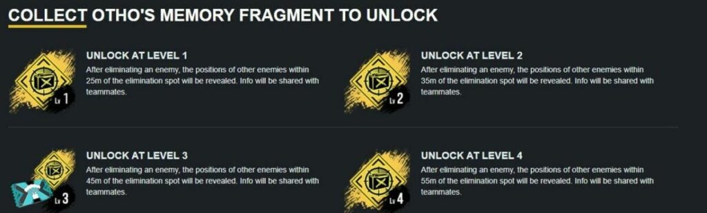 Sube de nivel a la neblina de la memoria para desbloquear nuevas habilidades