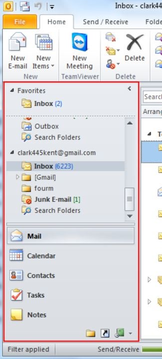 Access all the navigation tabs with ease