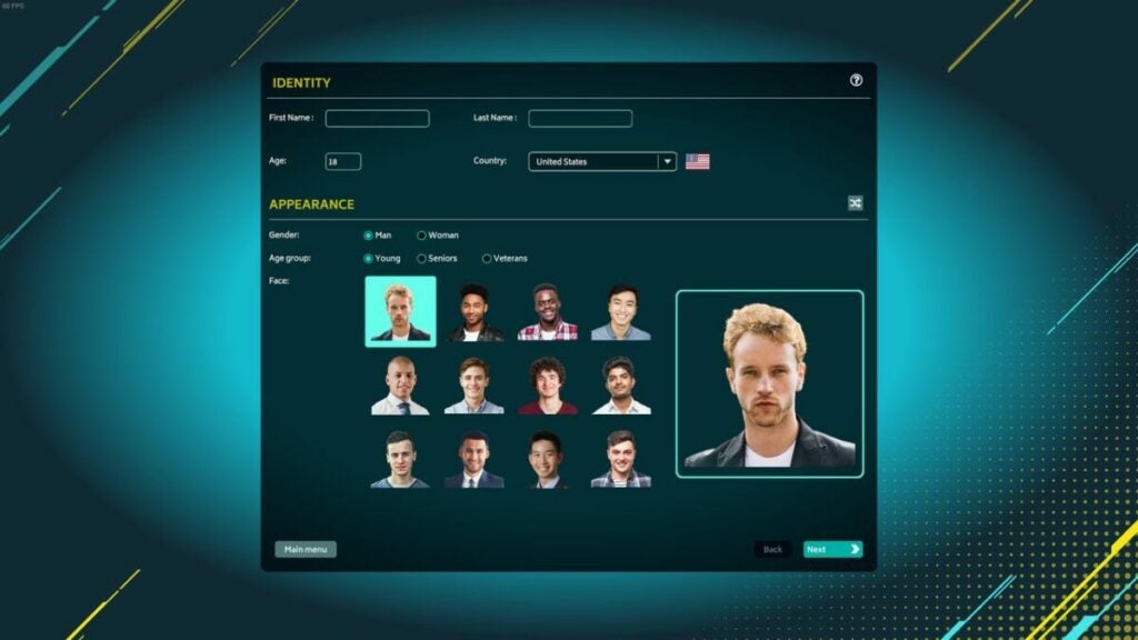 Customize your character