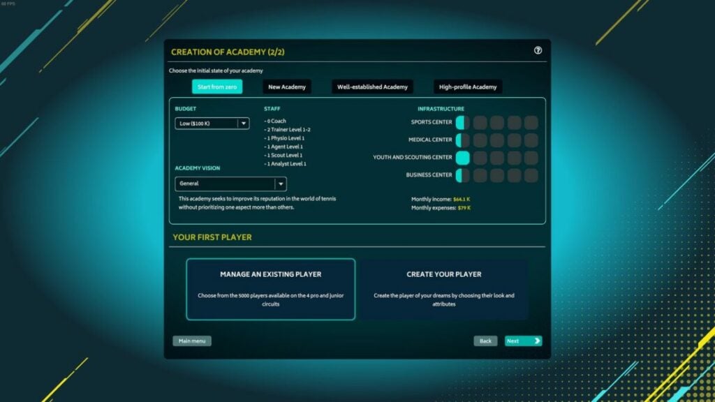 Create your own unique academy