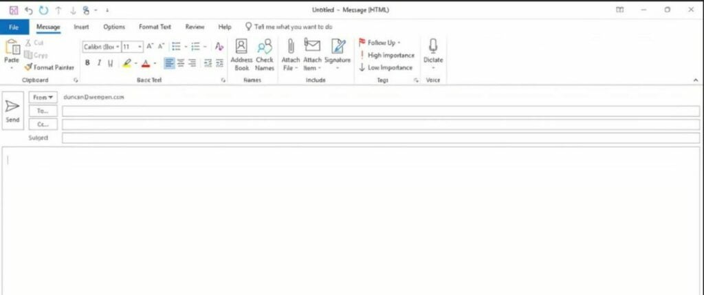 Creating new messages is simple