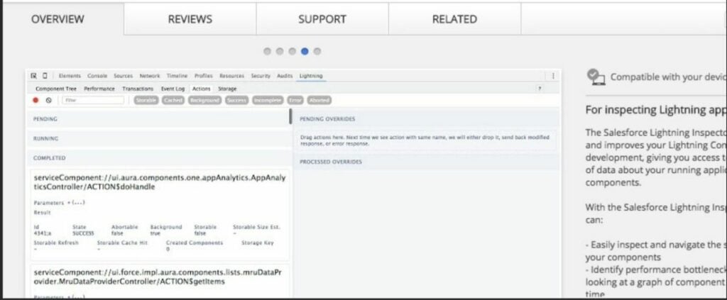 Like inspector but for lightning components