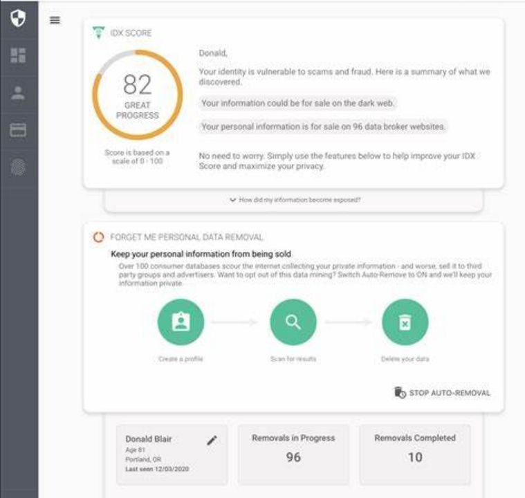 IDX ensures you can browse websites safely