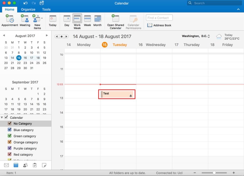 Create and view appointments here
