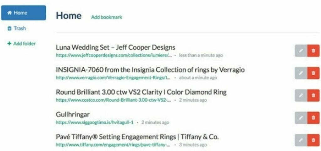 Make your bookmarks private with ease