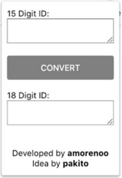 Convert numbers to 18 digits