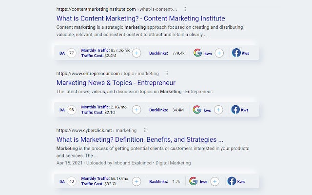 Best SEO Chrome extensions