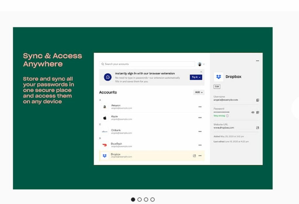 Sync your passwords between multiple devices