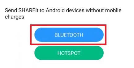 Send the SHAREit App To Someone Else Using Bluetooth