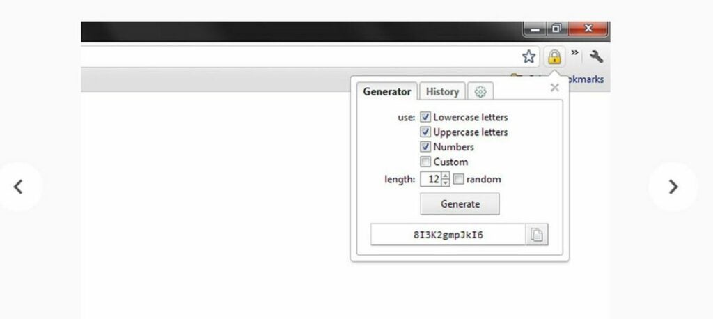 Use this extension to generate multiple passwords that you can copy to your clipboard
