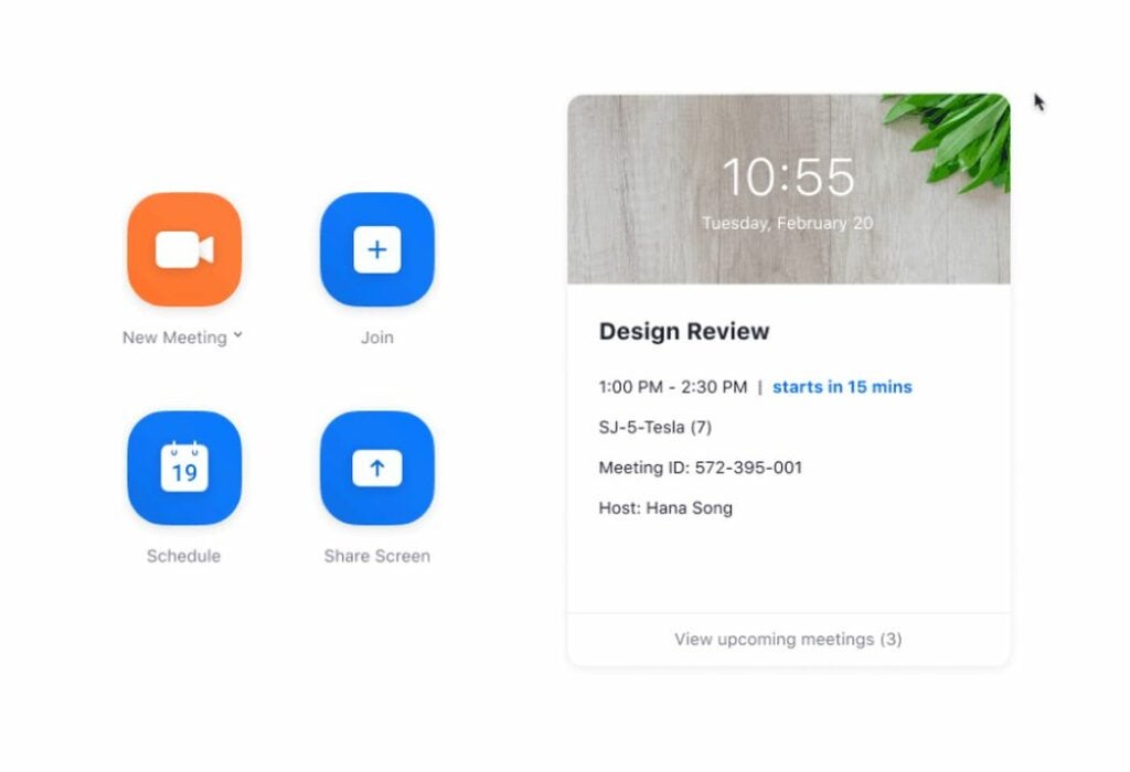 Get an overview of your account via the home tab