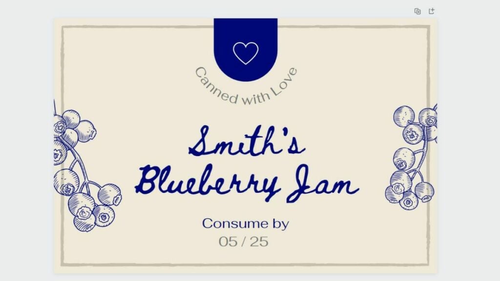 Print your card on a sticker