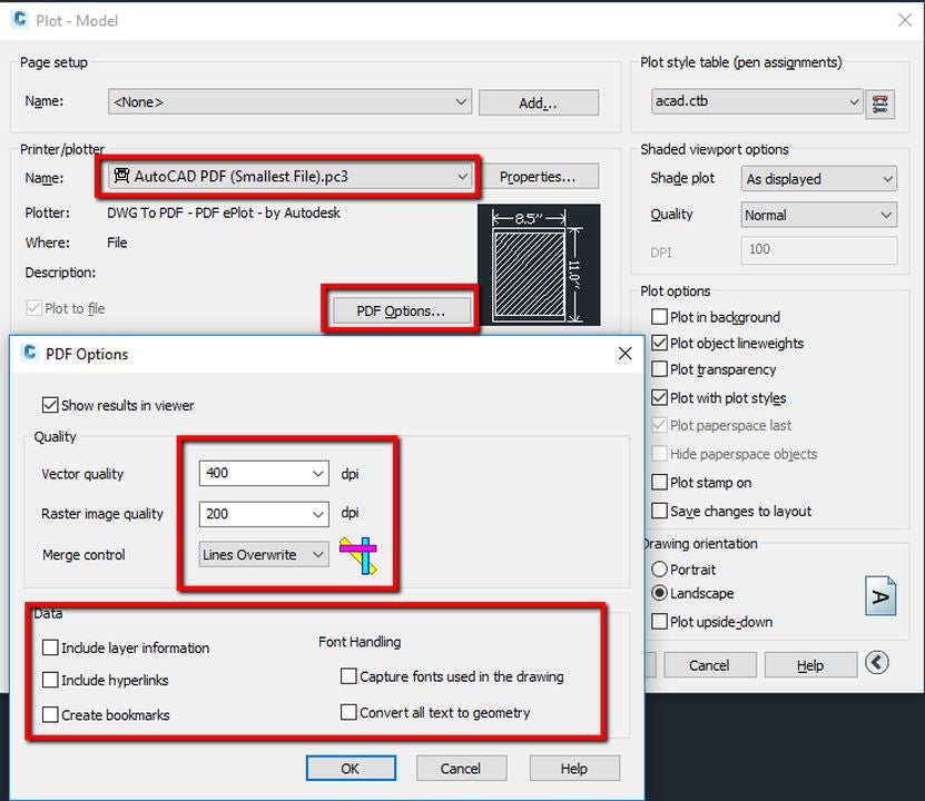Convierte archivos a formato PDF directamente en AutoCAD