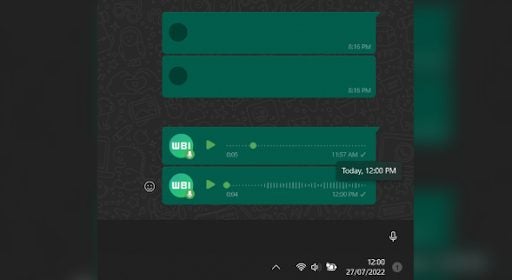 Meta brings Waveforms to WhatsApp Beta for Windows