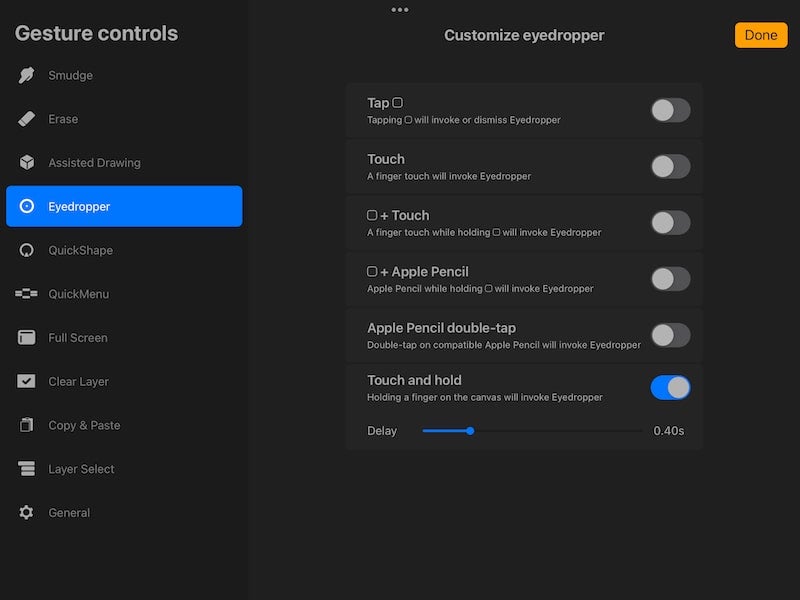 Primeros pasos de Procreate