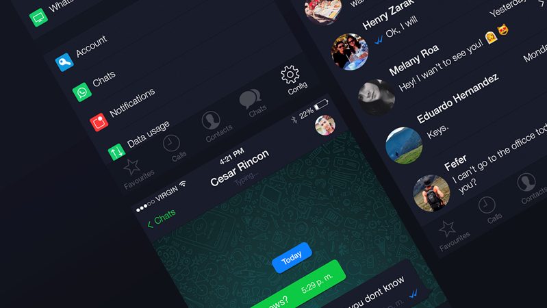 How to Activate Dark Mode in Whatsapp and Facebook Messenger