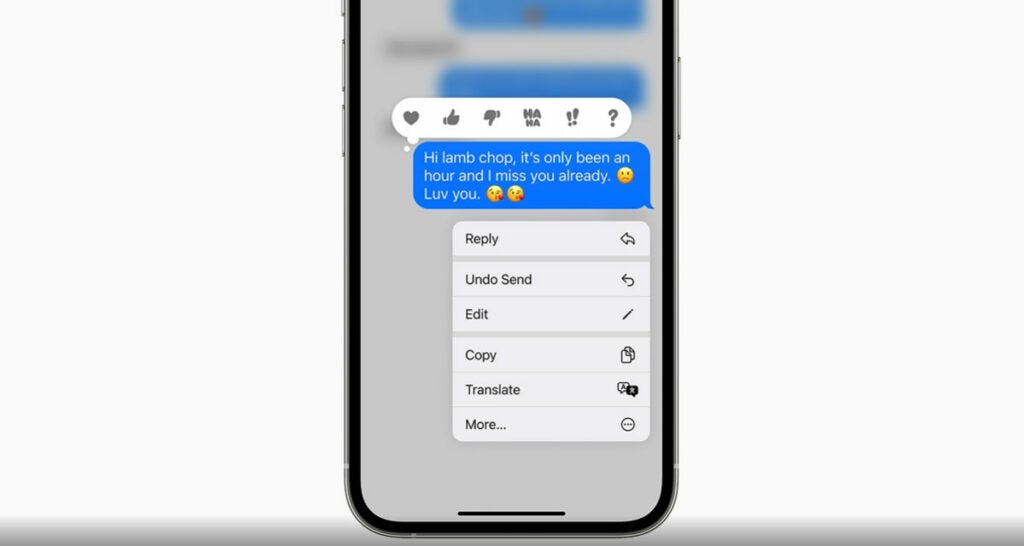 iMessage reduces the time limit to unsend messages in iOS 16 beta