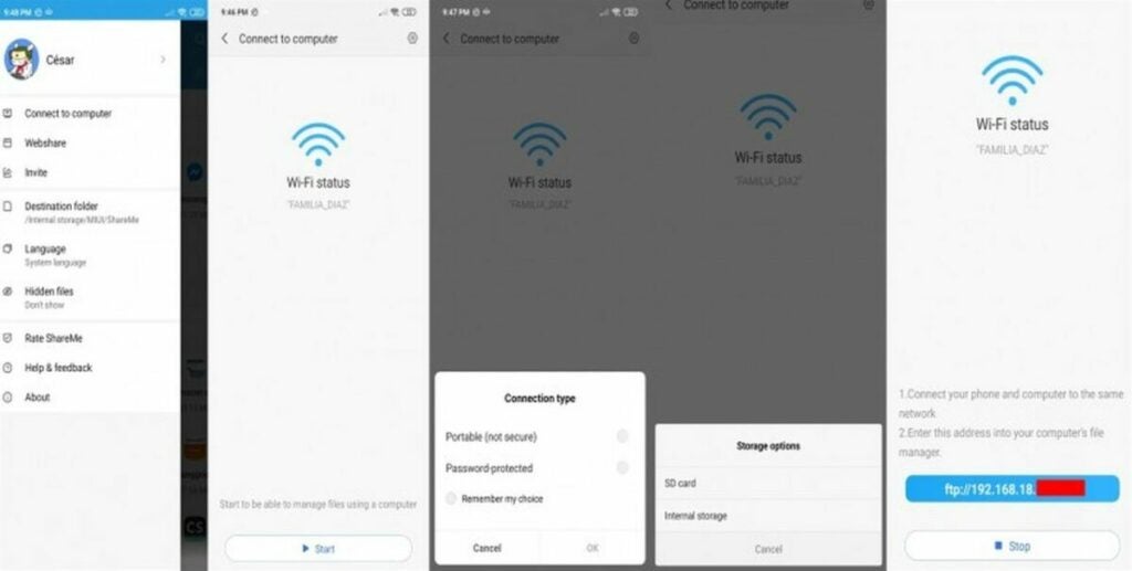 ShareMe doesn't require a Xiaomi phone, allowing you to transmit files to any device with a compatible operating system