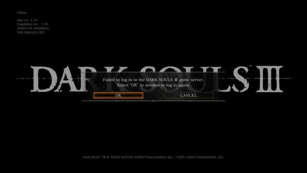 Los servidores de Dark Souls 3 vuelven a estar en línea para PC