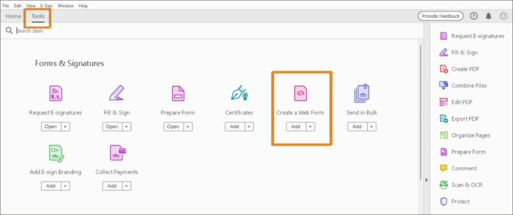 The latest features of Adobe Acrobat Pro