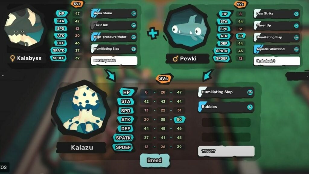 Make sure to research creature stats