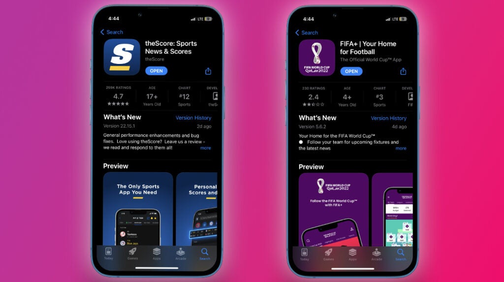 most downloaded apps during the FIFA World Cup 2022
