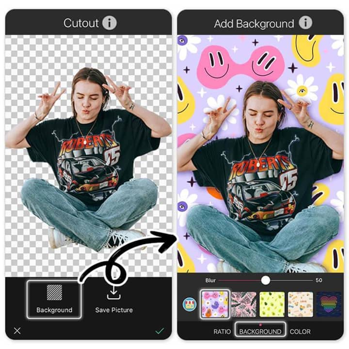 How to erase backgrounds in our pictures