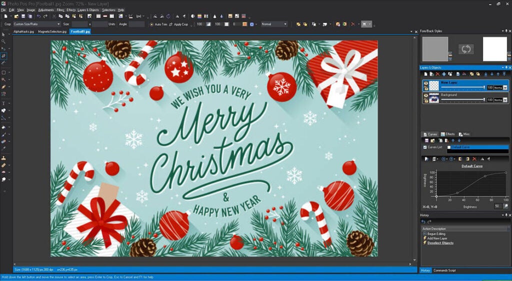 Photo Pos Pro app, Christmas Greetings