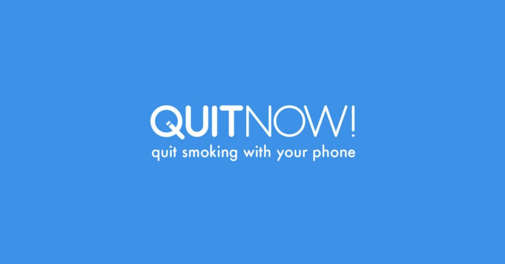 QuitNow New Year Resolution Time