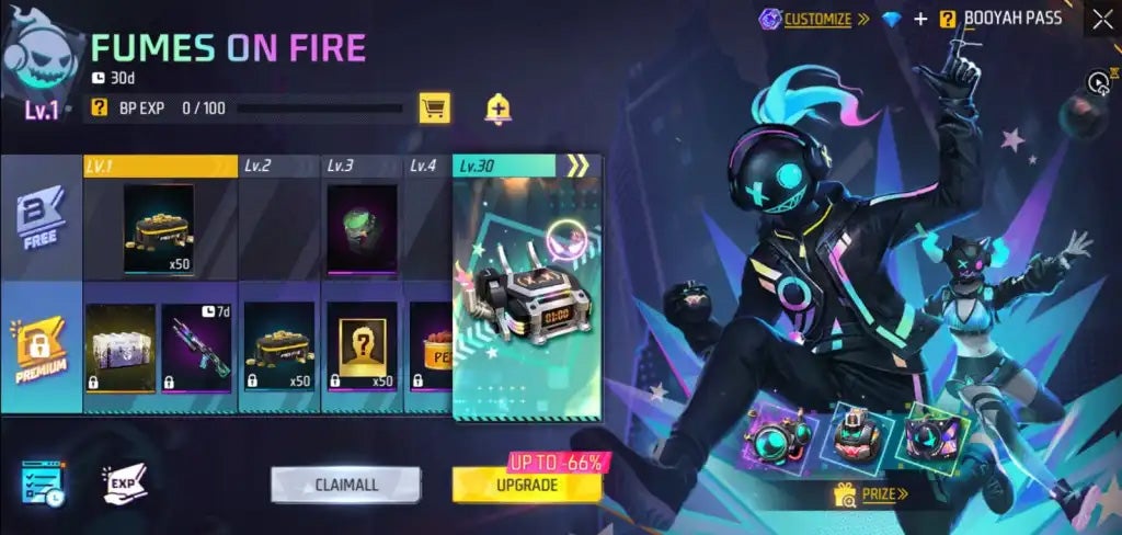 Free Fire Booyah Pass is here!