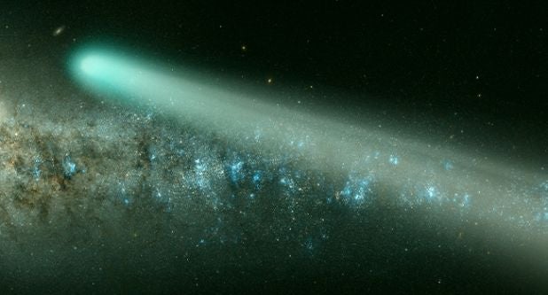 Green Comet Sighting