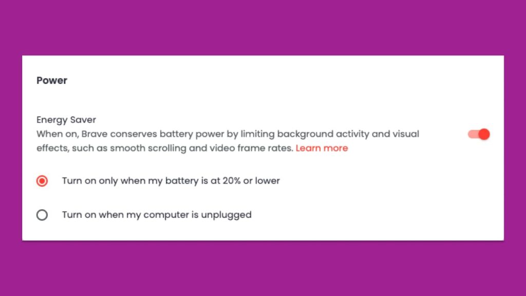Energy Saver