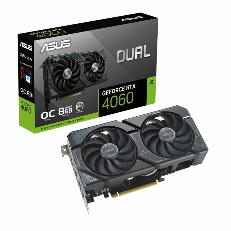 ASUS Dual GeForce RTX™ 4060 OC Edition 8GB