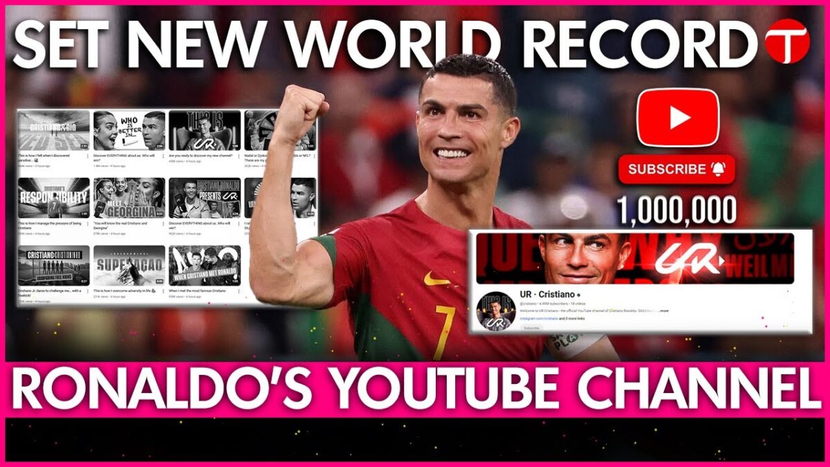 Cristiano Ronaldo just broke a historic record on YouTube