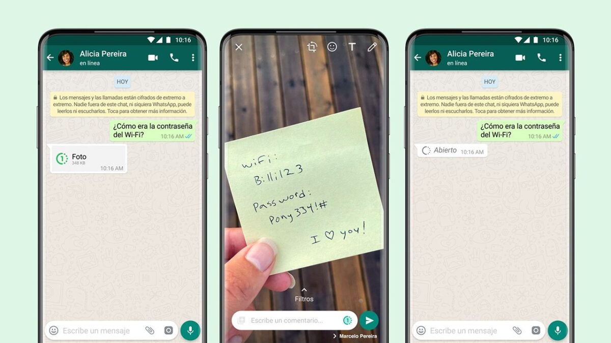 A flaw in WhatsApp allows bypassing the restriction of shared images to be seen only once.