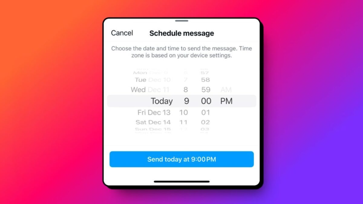 Instagram now allows scheduling direct messages: here's how it works