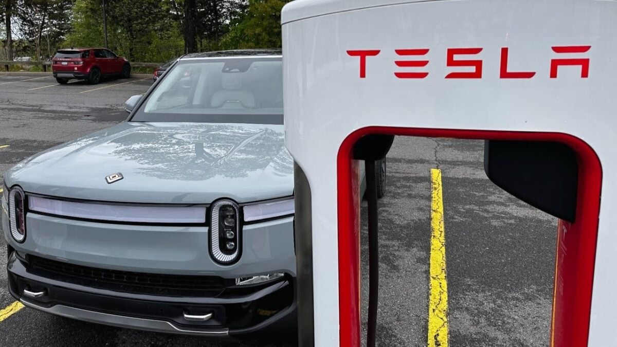 Tesla and Rivian charging networks