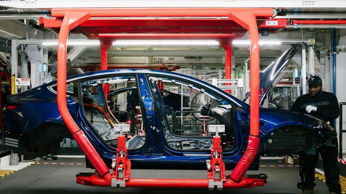 Tesla fabricacion planta