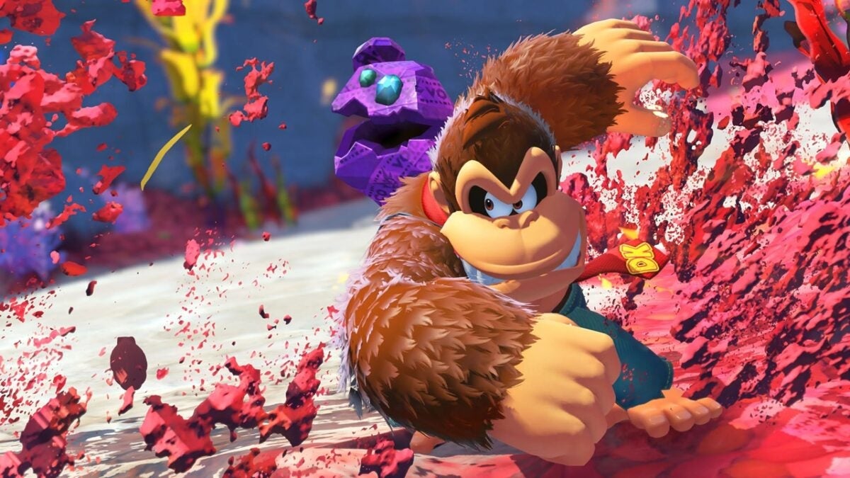 Donkey Kong has a new redesign in his new game for Switch 2, Donkey Kong Bananza