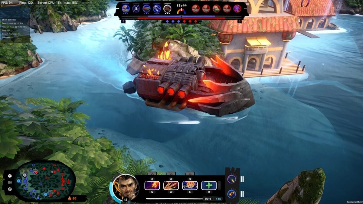 Imagine playing a game like League of Legends where all the characters were ships, well now you can!