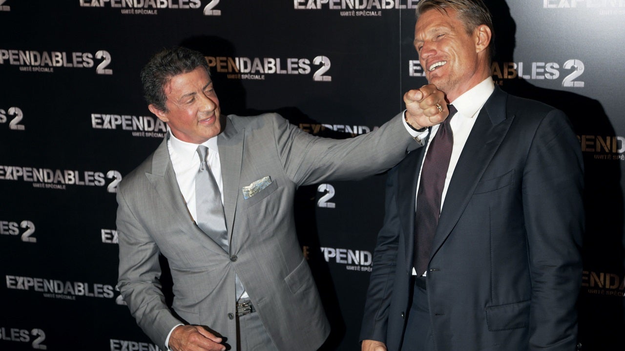 Sylvester Stallone y Dolph Lundgren