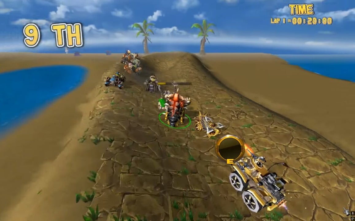 If you have always wanted to play Mario Kart in Warcraft III, now it is possible