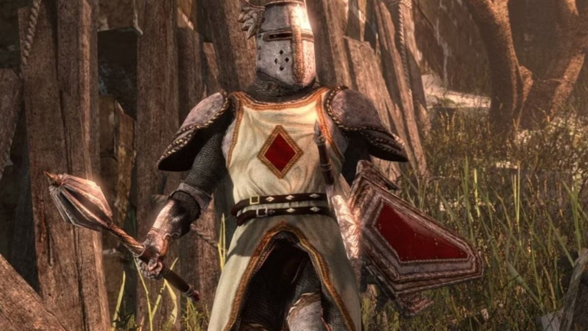 A player has decided to undertake the greatest feat possible in Oblivion Remastered: to be a supreme knight
