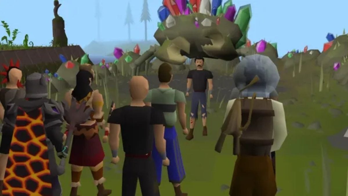 The players of this MMORPG have spontaneously decided that their new god is a crab