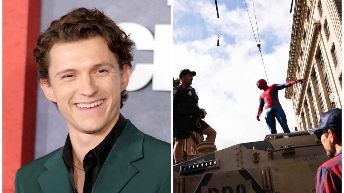 Tom Holland reveals exclusive photos from the filming of Spider-Man: Brand New Day